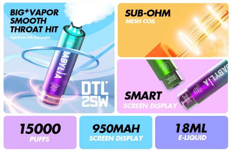 VAPMOD DTL BABYLIA 15000 2 VAPMOD DTL BABYLIA 15000 2